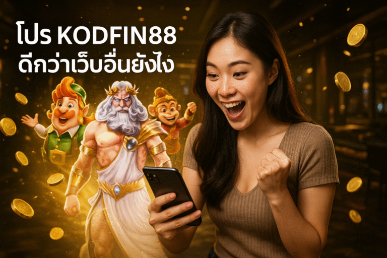 โปร KODFIN88 ดีกว่าเว็บอื่นยังไง