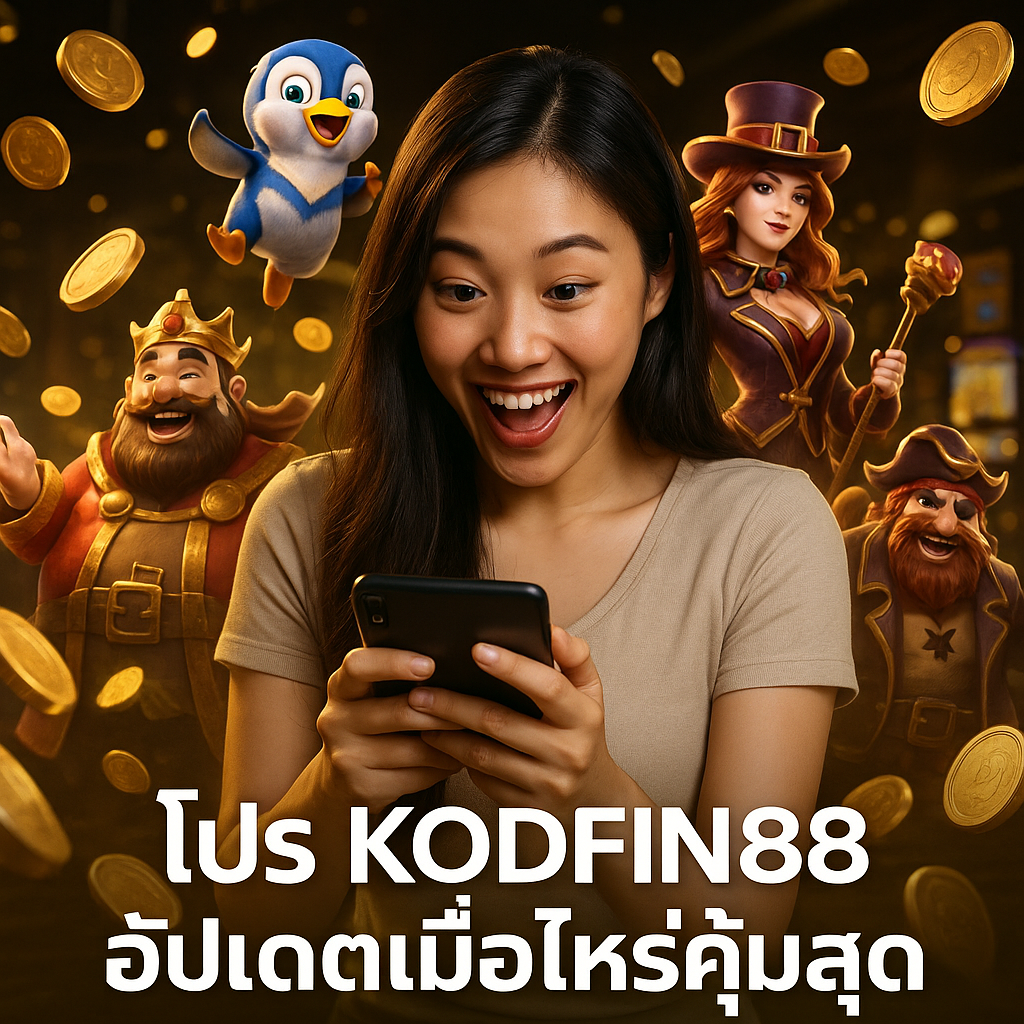 โปร KODFIN88 อัปเดตเมื่อไหร่คุ้มสุด