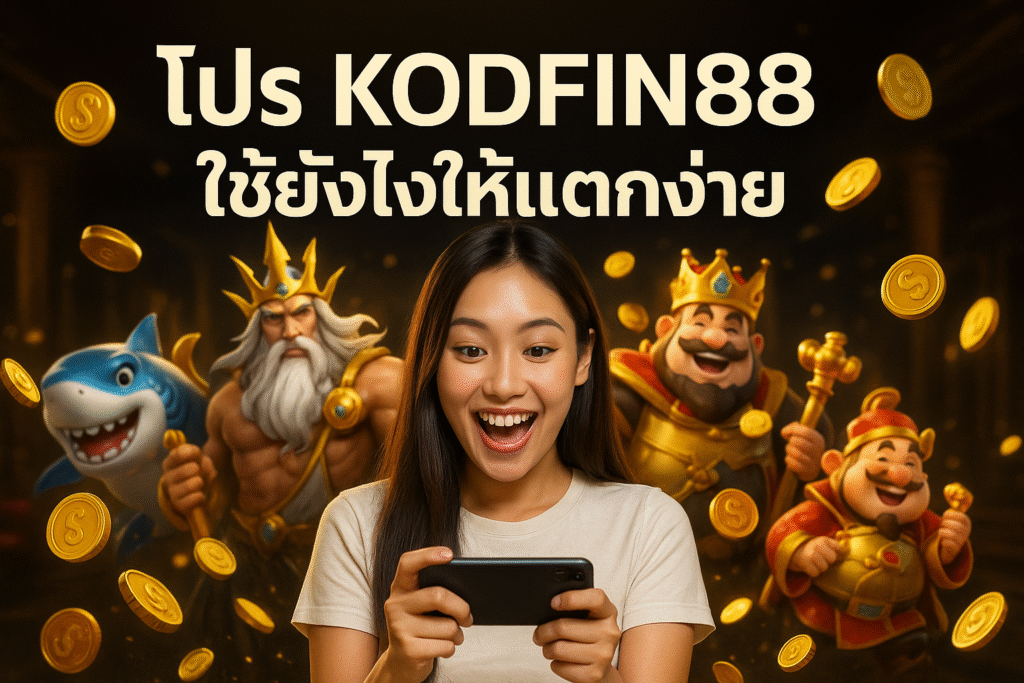 โปร KODFIN88 ใช้ยังไงให้แตกง่าย