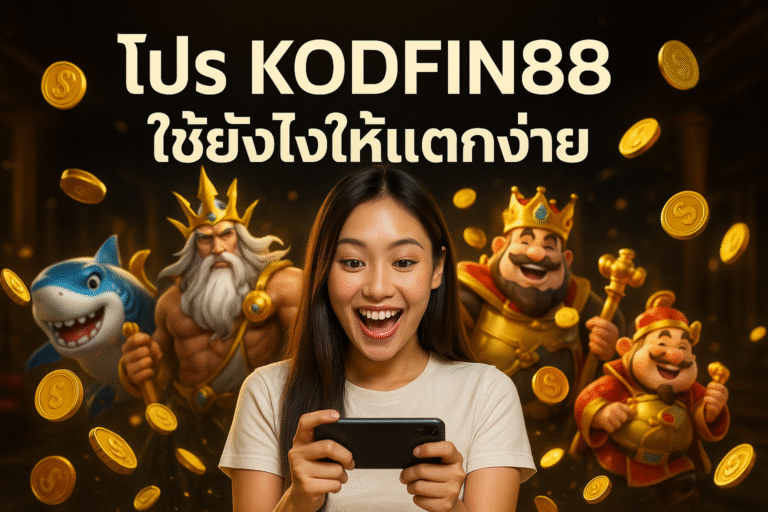 โปร KODFIN88 ใช้ยังไงให้แตกง่าย