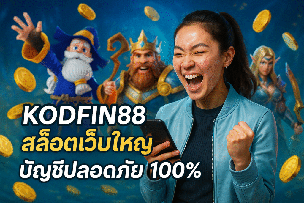 KODFIN88 สล็อตเว็บใหญ่ บัญชีปลอดภัย 100%