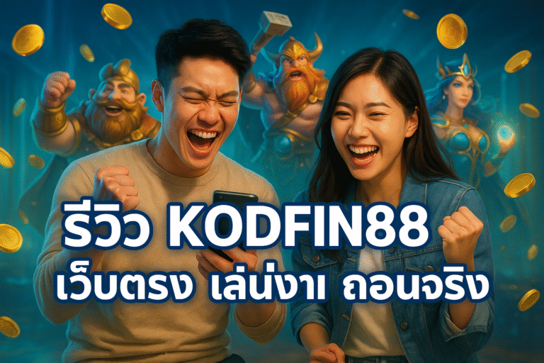 รีวิว KODFIN88 เว็บตรง เล่นง่าย ถอนจริง